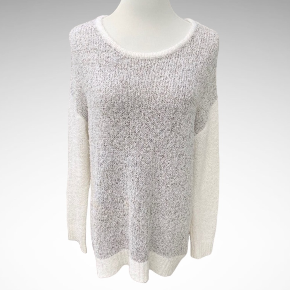 M&S Collection Two-Tone Pullover Tunic Sweater